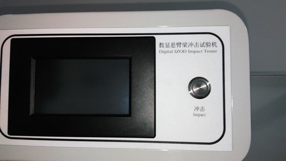 220V 플라스틱 테스트 머신 / PLC 충격 강도 테스트 장비 Izod 및 Charpy