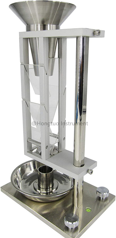 Stainless Steel Powder Testing Equipment / Bulk Apparent Density Tester Meter / Scott Volumeter For Laboratory